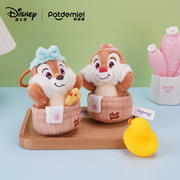 迪士尼正版Potdemiel蜂蜜罐奇奇蒂蒂创意包包挂件情侣玩偶钥匙扣