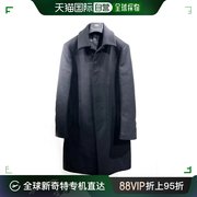香港直邮FENDI 男士黑色大衣 FF0164-A517-F0QA1