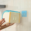 防水手纸架卫生间吸盘，免打孔厕纸盒厕所，卷纸浴室创意筒强力纸巾盒