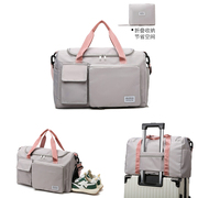 旅行包大容量女超大拉杆手提出差便携待产收纳包运动(包运动)健身包可折叠