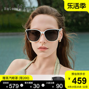 海伦凯勒太阳眼镜女全屏，百搭修颜方圆框，防晒防紫外线墨镜2503