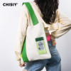 chisiy琪煕单肩包女大容量2023春夏，薄荷绿小众设计包包高级感