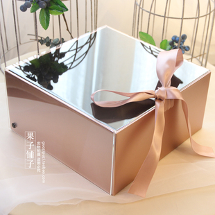 高级感礼物盒透明亚克力ins风化妆品包装盒结婚情人节盒空盒