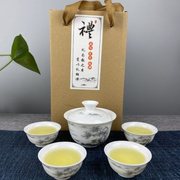 盖碗青花瓷茶具套装整套功夫陶瓷日式简约茶壶茶杯泡茶会客家
