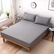 床笠纯色席梦思保护套防尘床罩床垫，罩床单单件床套1.8m防滑床罩套