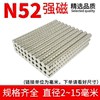 n52圆形强力小迷你磁铁钕铁硼超强吸力高性能1/2/3/4/5/6/8*x10mm