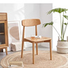 北欧格林纯实木橡木椅子餐桌椅书桌椅子带靠背简约现代欧式单椅