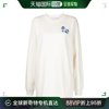 香港直邮OFF WHITE 女士白色长款卫衣 OWDB098F21JER001-6145