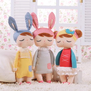 咪兔ins网红安吉拉布娃娃宝宝陪睡安抚玩偶兔子毛绒公仔玩具礼物