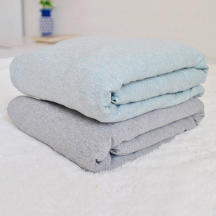 日式无印天竺棉裸睡床笠式，床单单件全棉针织，床垫保护套床罩纯一色