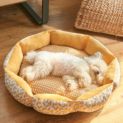 狗窝四季通用小型犬狗垫子睡觉用网红猫窝夏季比熊犬狗床宠物用品