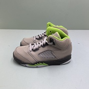 Nike Air Jordan 5 Retro AJ5灰绿夜光中大童篮球鞋DQ3734-003