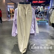 中国李宁女长裤2023夏季透气休闲潮流宽松束脚运动裤ALXT056