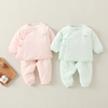 新生婴儿衣服春装薄棉保暖夹棉分体，棉袄0初生，3月宝宝棉衣套装外套