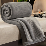 冬季毛绒毛巾被子床单加绒加厚空调，毛毯子(毛，毯子)床垫办公室午睡薄款盖毯