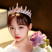 韩版儿童公主头饰小女孩，王冠生日女童礼服发饰品，表演宝宝发箍