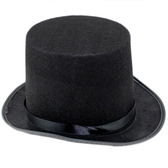 魔术师林肯高帽无纺布黑色爵士帽