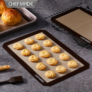 chefmade学厨耐高温硅胶垫加厚揉面垫和面饼干，泡芙垫大号烘焙工具