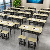 林感简易折叠培训桌长条桌子，阅览桌可折叠会议桌办公桌，双层120*40