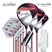 xxioxx10高尔夫球杆女士套杆mp1300系列，全套波尔多红高容错远距离