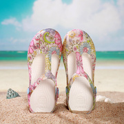 大码洞洞鞋女防滑护士果冻花园，鞋包头沙滩凉拖鞋，妈妈凉鞋舒适软底