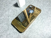 金属质感电镀适用iphone5s手机壳，适用苹果4s手机套，超薄塑胶外壳黑色男女