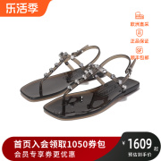 sergiorossi女士jelly果冻，胶囊系列平底夹趾凉鞋b01050mfi630