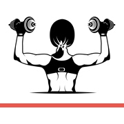 女子健身人物图案墙贴画哑铃腹肌运动锻炼健美激励玻璃防水墙贴纸