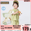 巴拉巴拉婴儿短袖套装男童女童宝宝洋气两件套2023夏装童装假两件