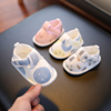 婴儿鞋春夏秋季0-1岁男女宝宝，3-6-12个月5软底，手工棉布鞋学步凉鞋