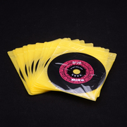 铼德中国红黑胶cd空白刻录盘，光盘音乐刻录光盘10片可刻录车载cd无损音质