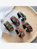 欧美手工波西米亚民族风手镯编织天然石复古个性藏式手环配饰品女