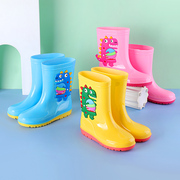 儿童雨鞋女款男孩冬季加绒宝宝水鞋学生防滑雨靴男童女童小童胶鞋