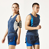 马拉松跑步套装男女款夏季运动背心，短裤健身训练服体育中考田径服