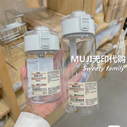 muji无印良品水杯子，共聚酯便携塑料随手水壶冷热咖啡泡茶