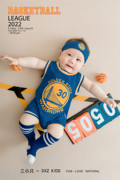 儿童摄影主题服装运动篮球宝宝百天照周岁照影楼艺术照拍照衣