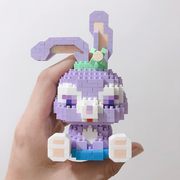 微3D立体女孩拼装小颗粒益智积木玩具生日礼物手工diy儿童男拼图