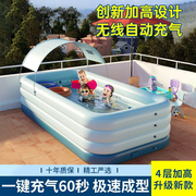 大型充气游泳池儿童家用可折叠室内户外大人，小孩宝宝移动家庭泳池