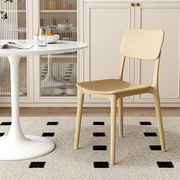 塑料椅子家用加厚饭厅，吃饭餐桌餐椅商用现代简约凳子叠放靠背北欧