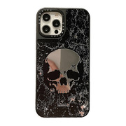 CASETi潮牌骷髅头15Pro适用iPhone13ProMax苹果14Pro镜面手机壳11个性12Pro防摔保护硬壳