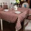 餐桌布布艺美式乡村棉麻格，子布小清新长方形，北欧家用田园椅套套装