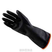 橡胶手套工业耐酸碱工业手套，耐磨胶皮防腐蚀耐酸碱橡胶手套劳