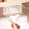 日本倒挂厨房纸巾盒家用免打孔壁挂式纸巾架浴室，卫生间厕所抽纸盒