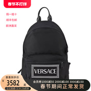 versace范思哲男士织物，户外旅行黑色双肩包书包(包书包)dfz5350dnyver