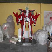 定制玻璃钢动漫机器人雕塑IP展模型变形金刚铠甲勇士人物雕塑