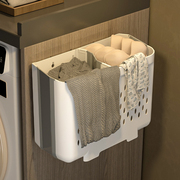 脏衣篓家用放脏衣服收纳筐桶洗衣篮子卫生间，浴室壁挂可折叠脏衣篮