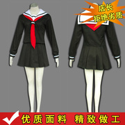 日本动漫儿童COSPLAY服装女地狱少女COS服阎魔爱水手服衣服制服