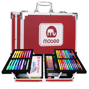 英国小象mobee绘画画笔套装彩笔工具儿童水洗蜡笔幼儿园绘画礼盒