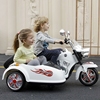 双人儿童电动车摩托车三轮童车超大号男女宝宝可坐充电玩具车双座