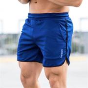 速干运动短裤男宽松薄款休闲训练深蹲5分五分裤，跑步健身透气裤子